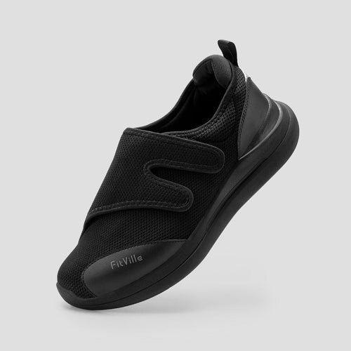 FitVille Men's EasyTop Diabetic Shoes V1
