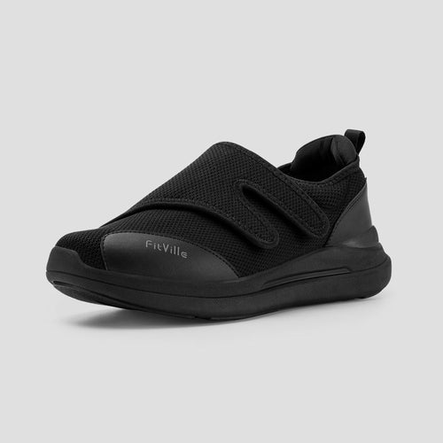 FitVille Women's EasyTop Diabetic Shoes V1