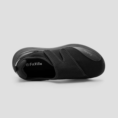 FitVille Men's EasyTop Diabetic Shoes V1