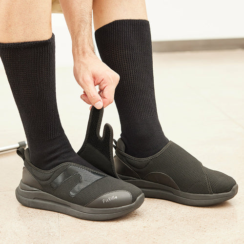 FitVille Women's EasyTop Diabetic Shoes V1