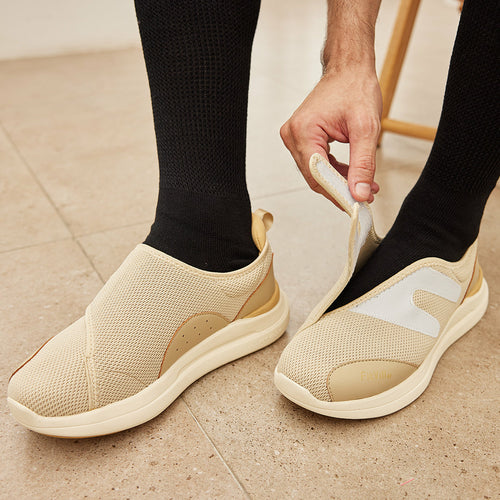 FitVille Men's EasyTop Diabetic Shoes V1