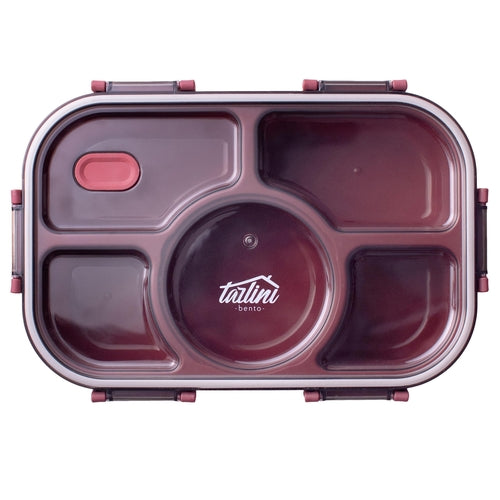 Tarlini | Simple & Easy | Pink Bento Box | Leak Proof BPA Free 5