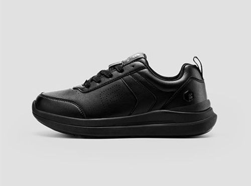 FitVille Men's BriskWalk Deluxe Lace-up Business Casual Sneaker V1