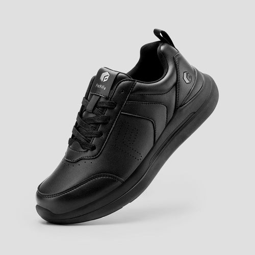 FitVille Men's BriskWalk Deluxe Lace-up Business Casual Sneaker V1