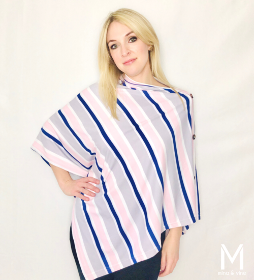 Savvy Stripe Multi-Way Smart Scarf