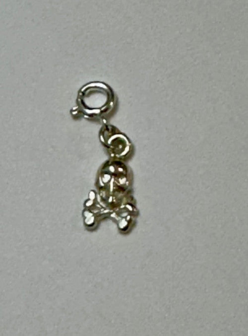 Sterling Silver Skull and Cross Bones