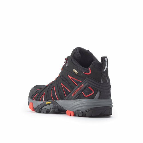 rockrooster Bedrock Black 6 Inch Waterproof Hiking Boots with VIBRAM®
