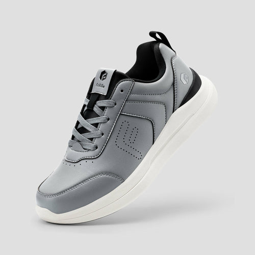 FitVille Men's BriskWalk Deluxe Lace-up Business Casual Sneaker V1