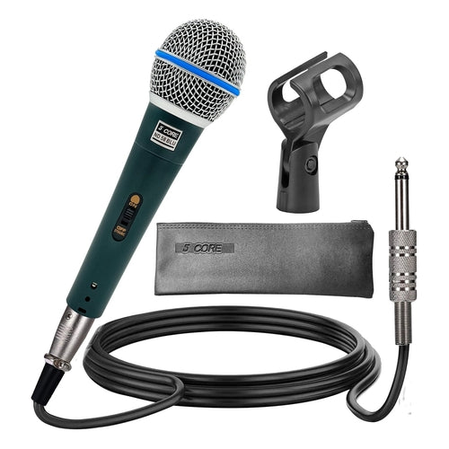 5Core XLR Microphone Dynamic Mic Karaoke Singing Studio Microfono