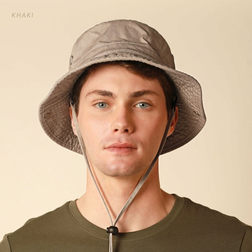 Wide Brim Bucket Hat