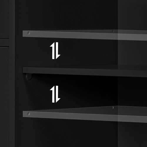 Wooden Bathroom Floor/Side Storage Organizer Cabinet with 4 Drawers