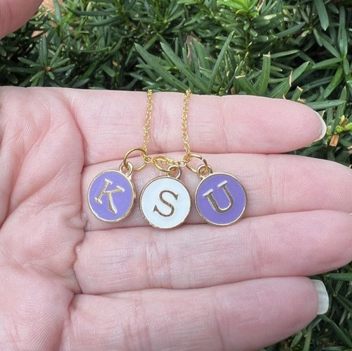 KSU K-State Cats Charm Necklace