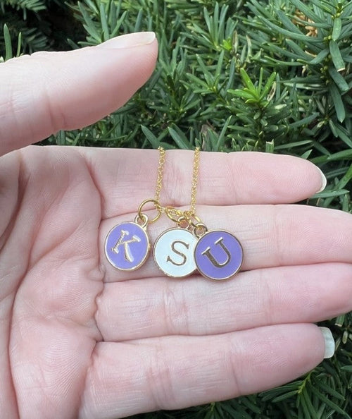 KSU K-State Cats Charm Necklace