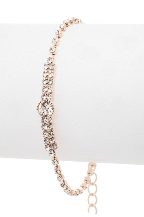 3 PC Rhinestone Bridal Necklace Set