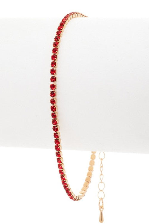 CZ Rhinestone Statement 3 PC Necklace Set