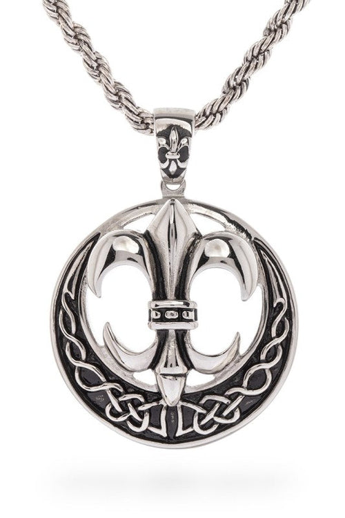 Unisex Anchor Pendant Stainless Steel Necklace