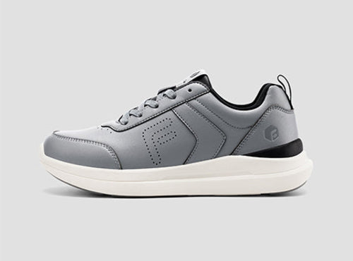 FitVille Men's BriskWalk Deluxe Lace-up Business Casual Sneaker V1