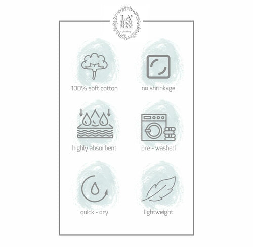 Hammam Peshtemal Pure Cotton Beach Towel