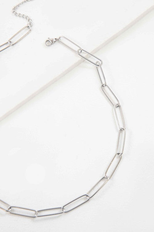Perfect Link Necklace | Silver