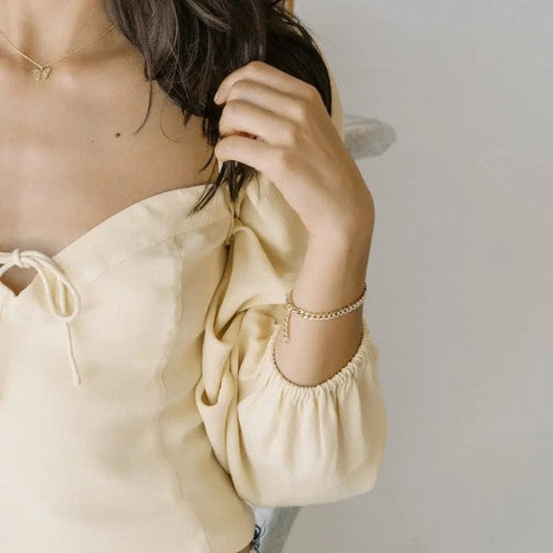 Fiona Thick Chain Bracelet - Final Sale