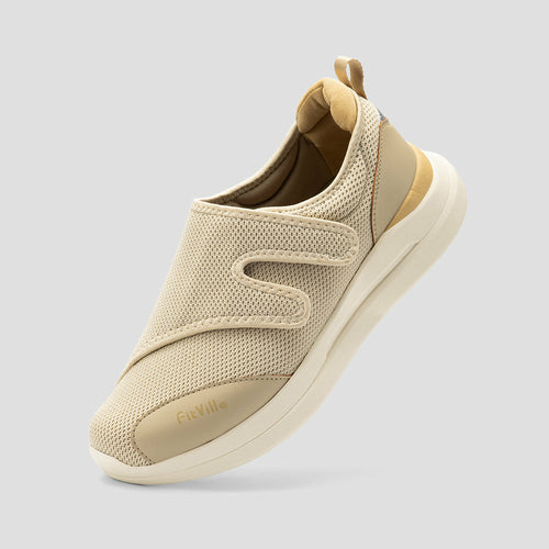 FitVille Men's EasyTop Diabetic Shoes V1