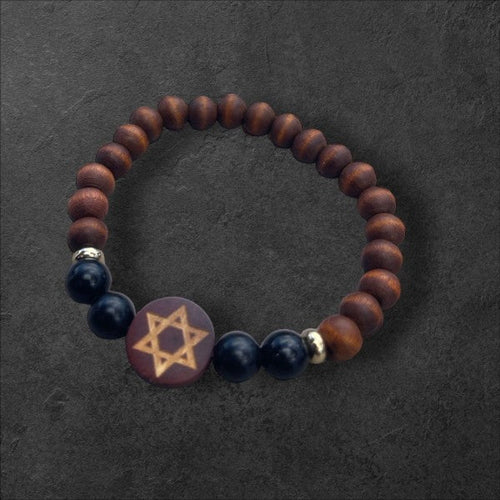 Star of David Bracelet with Natural Stones