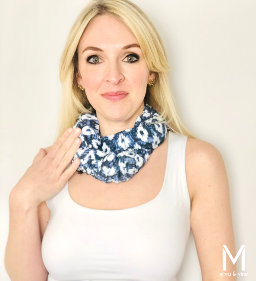 Eye-catching Ikat Multi-Way Smart Scarf