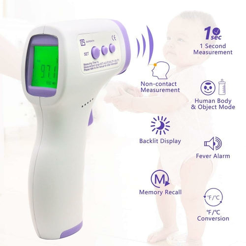 LCD Screen Digital No-Contact Forehead Infrared Forehead Thermometer