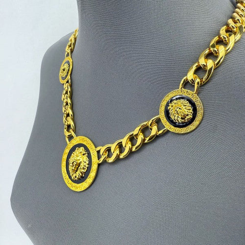 Lion Head Designer Inspired Necklace