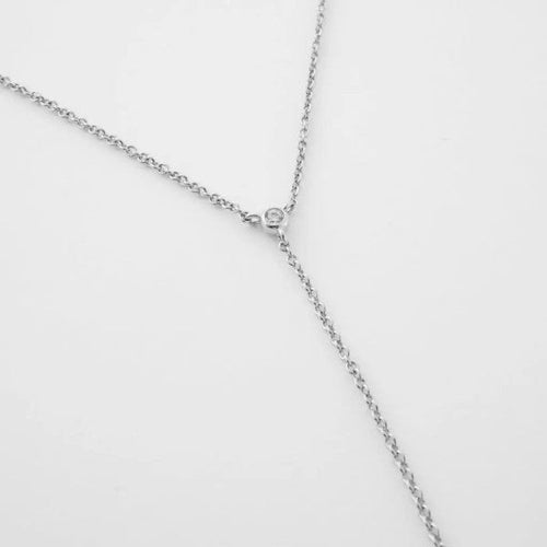 Crystal Lariat Necklace