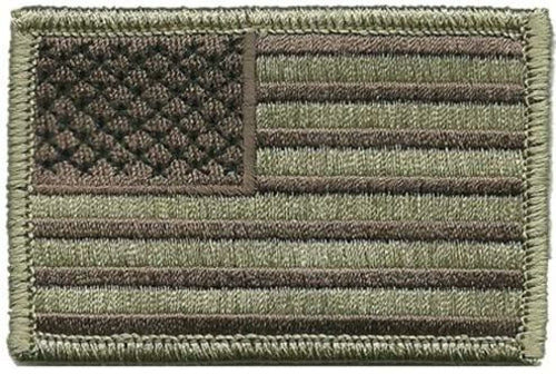 Tactical USA Flag Patch with Detachable Backing