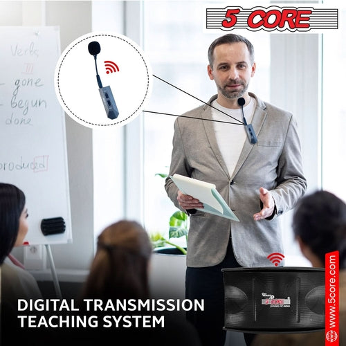 5Core Voice Amplifier 200W Portable PA Speaker System + Wireless