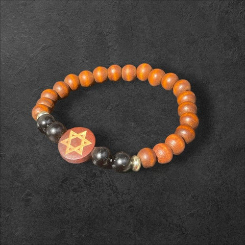 Star of David Bracelet with Natural Stones