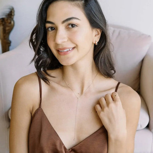 Crystal Lariat Necklace