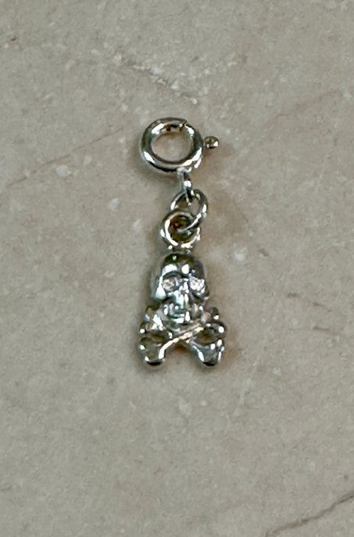 Sterling Silver Skull and Cross Bones