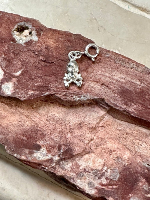 Sterling Silver Skull and Cross Bones