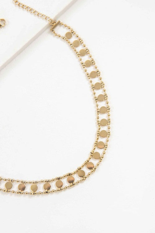 Coin Choker Necklace
