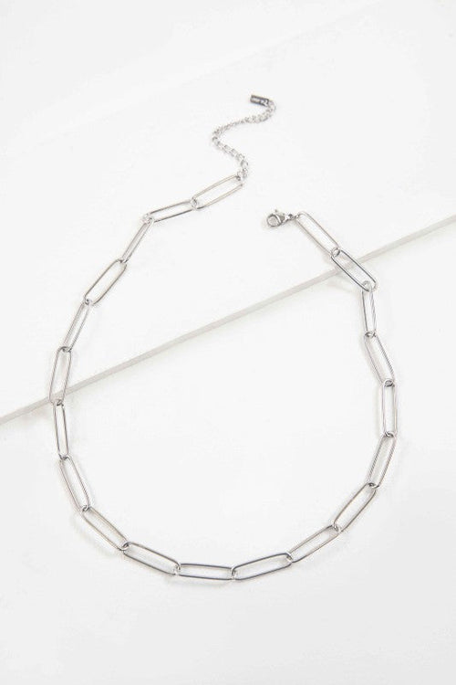 Perfect Link Necklace | Silver