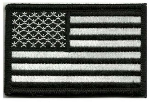 Tactical USA Flag Patch with Detachable Backing