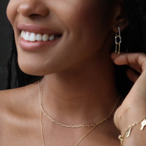 Olivia Oval Chain Necklace