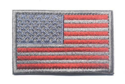 Tactical USA Flag Patch with Detachable Backing