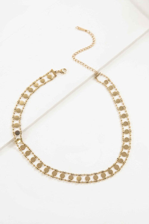 Coin Choker Necklace