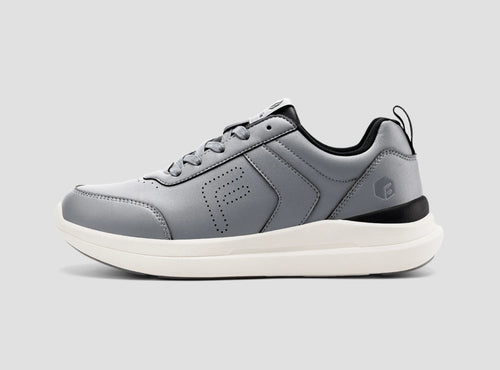 FitVille Men's BriskWalk Deluxe Lace-up Business Casual Sneaker V1