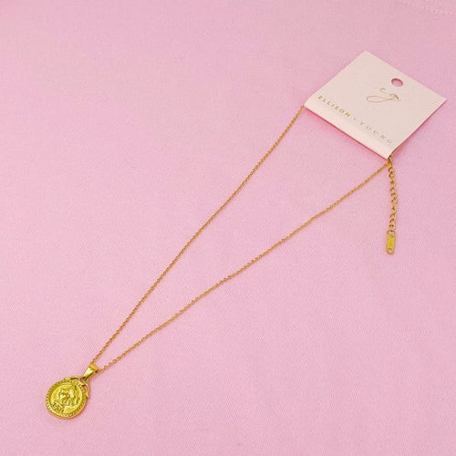 Feminine Coined Necklace