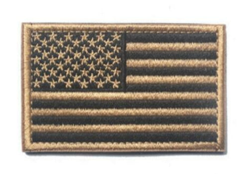Tactical USA Flag Patch with Detachable Backing