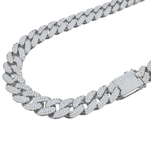 STALLION 18 MM Tricolor Cuban Chain | 9615552