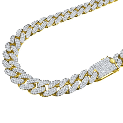 STALLION 18 MM Tricolor Cuban Chain | 9615552