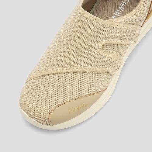 FitVille Women's EasyTop Diabetic Shoes V1