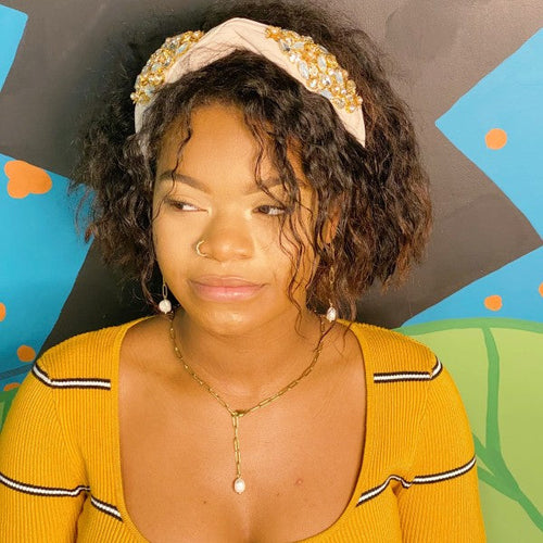 Dangle Chain Pearl Necklace