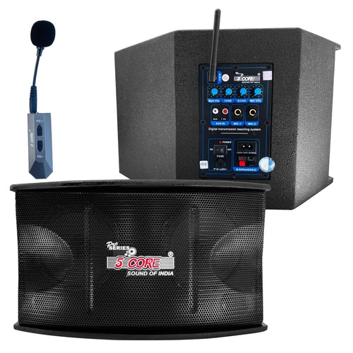 5Core Voice Amplifier 200W Portable PA Speaker System + Wireless